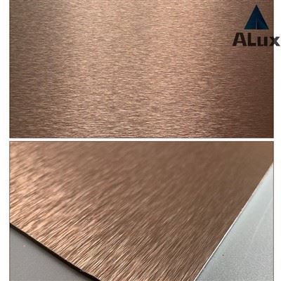 Panel compuesto de aluminio cepillado de metal de 3/4 mm